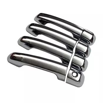 16 шт. для Land Cruiser для Prado 150 LC150 FJ150 2010-2017 2018 2019 хромированные чехлы на дверные ручки аксессуары наклейки Стайлинг автомобиля