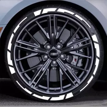 16 шт., наклейки на колеса для автомобильных шин, тюнинг автомобиля, универсальные 3D постоянные шарнирные ПВХ наклейки для декора шин, персонализированные наклейки для автомобильных шин