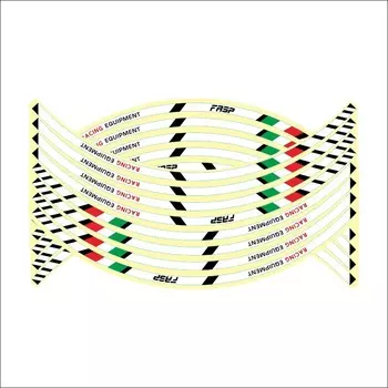 16 шт. универсальные 17 "18" полоски наклейки на колеса мотоцикла автомобильные светоотражающие ленты на обод мотоцикл велосипед авто наклейки для Honda