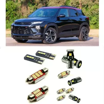 16 шт. Внутренние светодиодные автомобильные фары для 2021 Chevrolet Trailblazer map dome багажник туалетное зеркало лампа