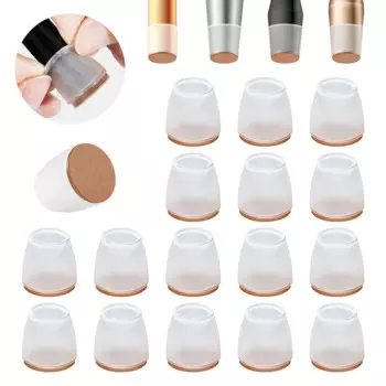 Силиконовые колпачки для ног стула 16 шт.