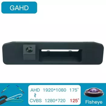 170 ° AHD 1080P Автомобильная камера заднего вида с ручкой багажника для Mercedes Benz GLA GLE GL A M Class A260 W176 X166 W166 Vito W447 W167