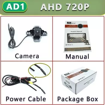 170 ° AHD 1080P объектив «рыбий глаз» Автомобильная парковочная камера для Subaru Forester SK 2019 2020 2021 2022 2023, камера с передним логотипом