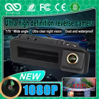 170 ° CVBS AHD1080P Автомобильная камера заднего вида с ручкой багажника для Audi Q2 Q3 Q5 A5 VW Bora Skoda Kodiaq Kroq Cayenne 2017-2019