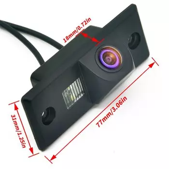 170 ° HD 1080P AHD рыбий глаз камера заднего вида для автомобиля VW Volkswagen Santana Polo(3C) Tiguan Touareg Passat B4 B5 Skoda Fabia