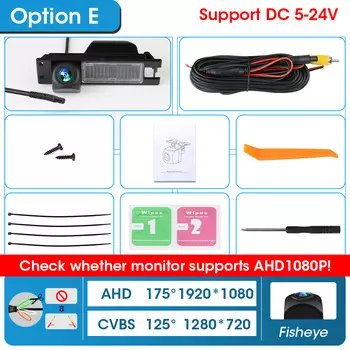 175-градусная камера заднего вида AHD 1080P для Buick Regal Excelle Xt Chevrolet Vectra Malibu Vauxhall Opel Insignia Holden