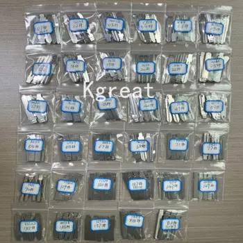 175 шт. Автомобильный ключ, лезвие 35 типов, Металлические Пустые неразрезаемые откидные дистанционные ключи KD для KEYDIY KD VVDI Xhorse пульты дистанционного управления