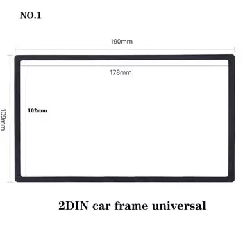 178x102 мм Автомобильная рамка для универсального автомагнитолы 2 din/рамка для проигрывателя android, модернизация, декоративная рамная панель