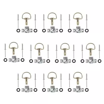 17 мм мотоциклетный обтекатель крепеж быстросъемный D-образный кольцевой поворотный заклепка крепление универсальная подгонка