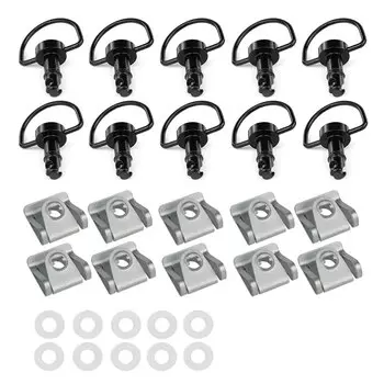 17 мм Универсальные быстросъемные крепежные элементы D-RING 1/4, поворотные заклепки, обтекатели, болты, шпильки для DUCATI MV, Agusta, Aprilia, Yamaha R1, R6, Honda