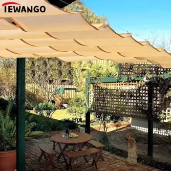 Солнцезащитная сетка Tewango бежевая 180 г/кв. м.