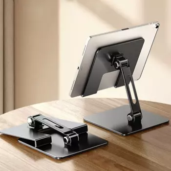 180 ° Вращающийся настольный держатель для планшетов 4-13 дюймов, нескользящий устойчивый кронштейн для прикроватной тумбочки в спальне