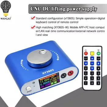 180 Вт XY3605 36В понижающий преобразователь с Wi-Fi цифровым управлением 5.1A DC Регулируемый источник питания с ЖК-экраном пульт дистанционного управления