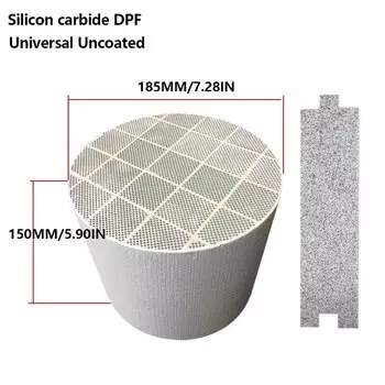 185*150 мм дизельный фильтр для твердых частиц каталитический преобразователь DPF кремниевый Карбид сотовый вектор