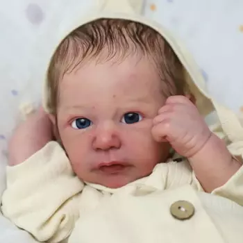 18 дюймов Кукла реборн Комплект Baby Yehudi мягкие виниловые необработанные части куклы с телом и глазами