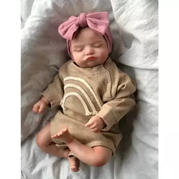 18 дюймов уже готовая кукла Bebe Reborn Rosalie для новорожденных, спящая ребенок, мягкое тело, настоящие детские куклы, 3D кожа Mueca Bebe