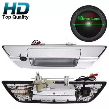 18 мм HD объектив, водонепроницаемая HD CCD ручка для багажника автомобиля, парковочная камера заднего вида для TOYOTA Hilux Revo Rocco/ Invincible 50 2015-2019