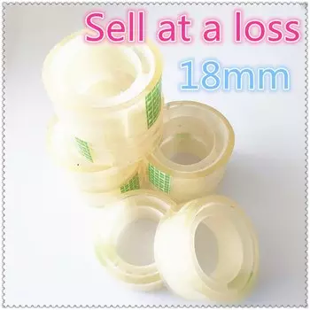 Прозрачный офисный скотч Pixiuonline 18 мм