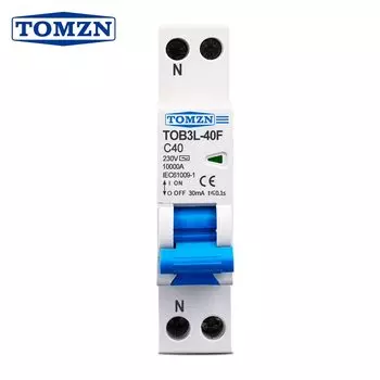 Автоматический выключатель дифференциального тока TOMZN 18 мм