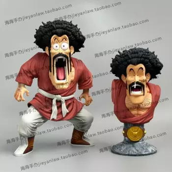 18 см фигурки Dragon Ball Mister Сатана, экшн-фигурки Hercule Ring Name Mark, аниме, коллекция из ПВХ с двойным заголовком, модель игрушки, подарки