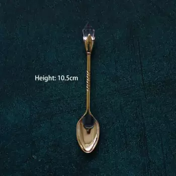 Кофейная ложка LINSBAYWU алюминиевая золотая
