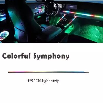 18 в 1 RGB Symphony Атмосфера Лампа Комплект деталей Основный/Доб-контроллер Ножка для хранения Световой динамик 20 см 35 см 75 см 110 см Световая полоса
