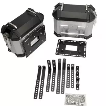 18л алюминиевые мотоциклетные боковые седельные сумки, чемоданы с кронштейном для хранения инструментов, багажник, универсальные аксессуары для мотоциклов