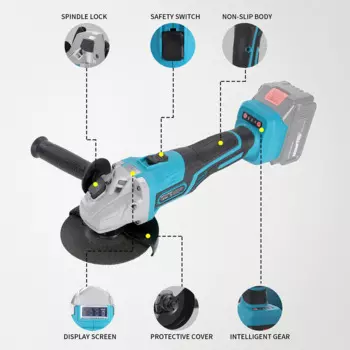 Бесщеточная угловая шлифовальная машина Makita 18В