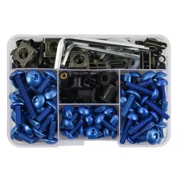 190 шт. комплект болтов для обтекателя мотоцикла, гайки для Kawasaki Z1000 Z750 Z800 Z650 Ninja 250R 300 500 650 ZX10R ZX14R 6R 7R 9R