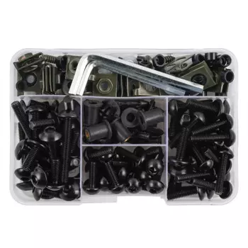 190 шт., комплект болтов для полного обтекателя мотоцикла с ЧПУ, гайки для HONDA XLV 600 650 700 TRANSALP NX 650 FMX 650 XRV650 TRX 300EX