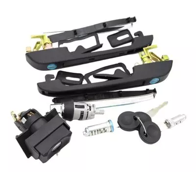 191898081 Створка зажигания, дверная ручка задней двери, полный набор замков для VW GOLF II 2.