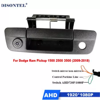 1920*1080P AHD Ночная VisionTailgate ручка сменная камера заднего вида для Dodge Ram Pickup 1500 2500 3500 (2009-2018)