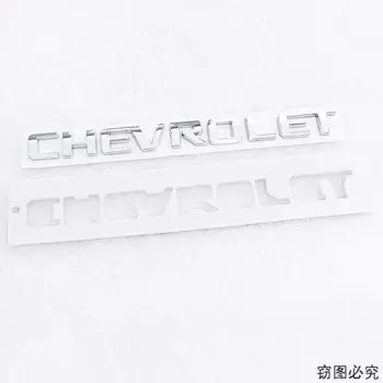19,7x1,8 см ABS автомобиль задний багажник буквенная эмблема наклейка для Chevrolet логотип авто украшения аксессуары значок наклейки модифицированные детали