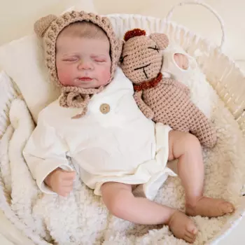 19-дюймовая кукла Reborn из ткани Pascale для новорожденных с 3D-кожей, многослойная живопись с видимыми венами, мягкая на ощупь кукла