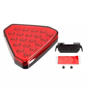 19LED стоп-сигнал F1 треугольный стиль спортивный автомобиль задние третий стоп-сигналы автоматический задний сигнальный фонарь универсальный 12 В для JDM BBA