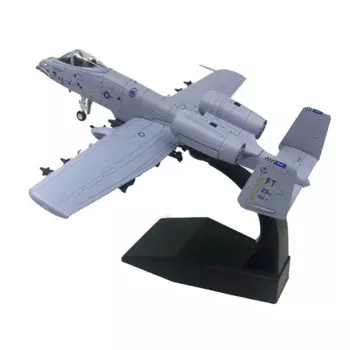 1:100 A-10 атака самолета металлический истребитель литой под давлением самолет с подставкой модель дисплея для детей и взрослых домашний офисный декор