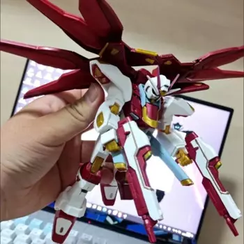 1/100 Bandai Аниме Mg Rosefinch Gundam Страйк Фридом Сборная модель, фигурки, рождественский подарок, набор моделей, фигурки, Gunpla