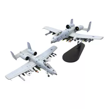 1:100 Масштаб US A-10 A10 Thunderbolt II Warthog, боевой самолет, литая металлическая модель самолета, детская игрушка для мальчиков