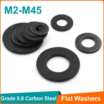 Шайбы DUOJI черные углеродистые стали DIN125 8.8 М2-М45