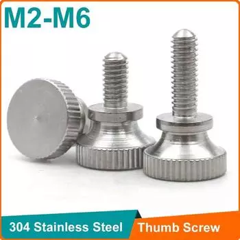 DUOJI Болты с ручкой из нержавеющей стали 304 M2-M6 длина 3-35 мм