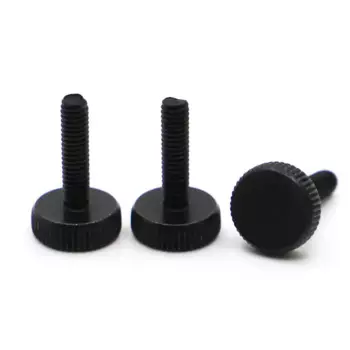 JIYUMAOYI черные стальные винты с плоской головкой М3-М10