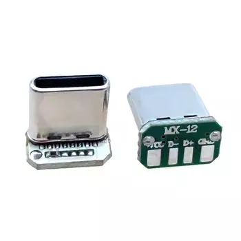 1-10 шт. USB 3.1 тип C вертикальная патч-плата 16pin 4 сварочный провод диапазон передачи данных PCB USB-плата мужская головка 16P разъем USB C