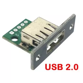 HBXINTAO USB Type A Female to DIP 2.54mm PCB Connector