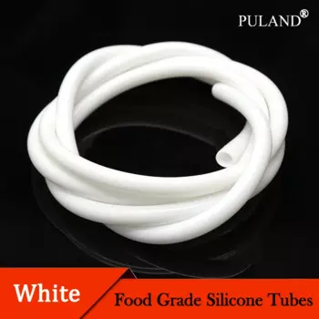1~10M White Silicone Tube Food Grade Rubber Hose ID 0.5~32mm x OD 1~38mm Flexible Aquarium Irrigation Pipes Garden Water Hoses