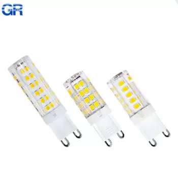 1-10pcs G9 LED Lamp Bulb AC 220V 3W 5W 9W 2835 SMD Ceramic Bombillas Led Light for Chandelier Spotlight Replace Halogen Lamp