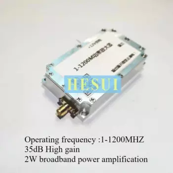1-1200 м RF усилитель мощности 2 Вт широкополосный FM VHF UHF широкополосный усилитель мощности