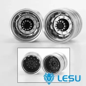 1/14 RC LESU металлическая ступица заднего колеса Tamiyay Fh12 Fh16 тягач ось шестигранные уличные игрушки TH15095