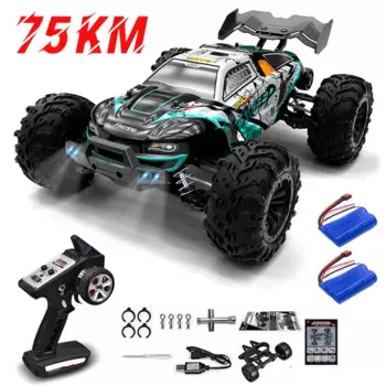 1:16 75 км/ч или 50 км/ч 4WD Радиоуправляемая машина со стандартным дистанционным управлением автомобили высокая скорость Дрифт монстр-Трак для детей Vs Wltoys 144001 игрушки
