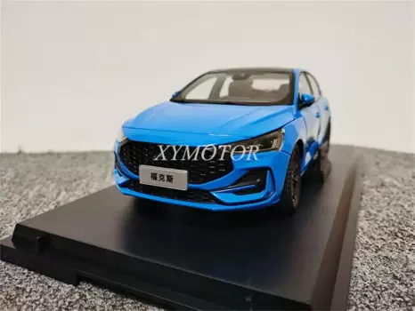 1/18 для Ford Focus 2022 металлическая литая металлическая модель автомобиля, игрушки для мальчиков и девочек, подарки, синий дисплей, коллекция, украшения, дисплей