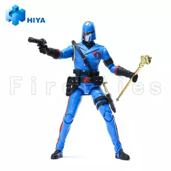 1/18 HIYA 3,75 дюймовая экшн-фигурка изысканная мини Серия G.I.JOE Кобра Commander аниме модель игрушка